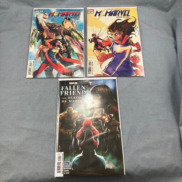 Ms Marvel Comic Book Lot of 6 Asst Issues New Mutant Menace Fallen Friend - Picture 3 of 3